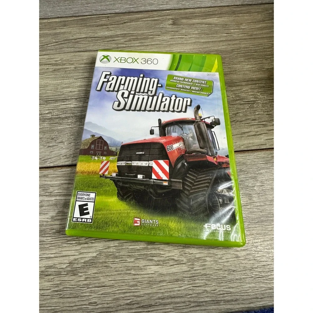 Farming Simulator Xbox 360 Video Game Complete with Manual NTSC Focus Home